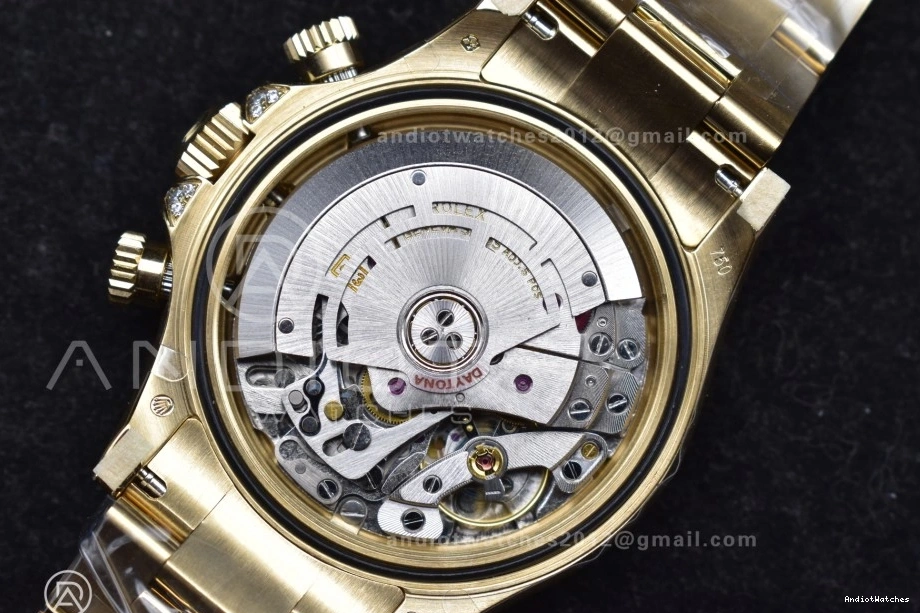 779 Edition Diamonds on Dial SH ZF Black Bracelet Rainbow Daytona 1:1 116598RBOW Timeless YG Best 0124